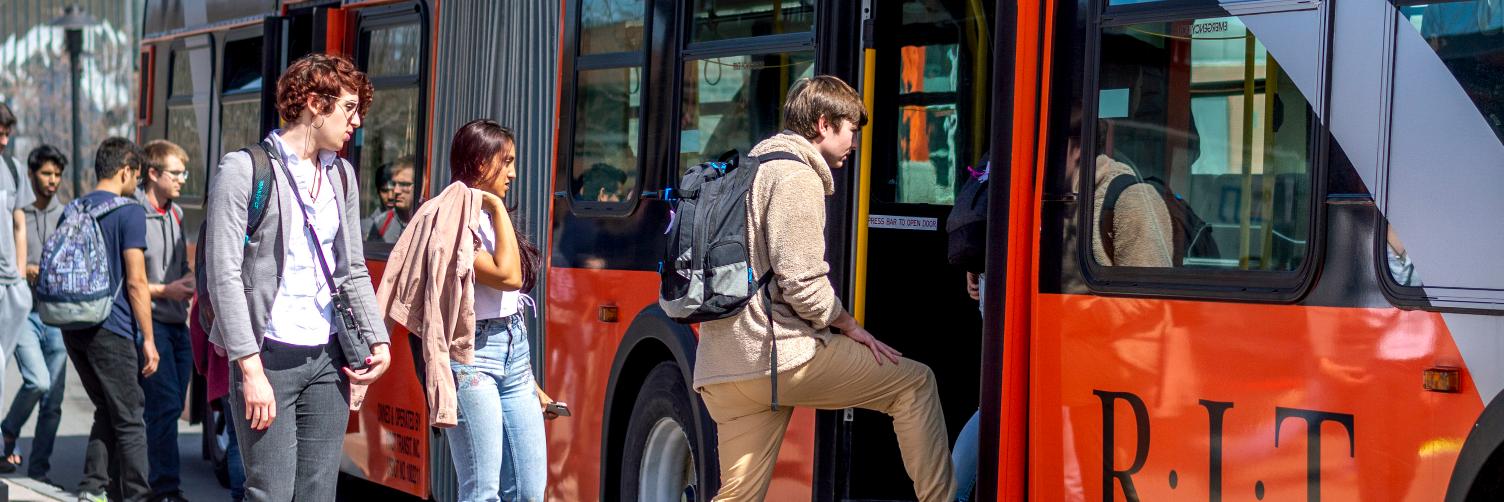 RIT Parking and Transportation banner