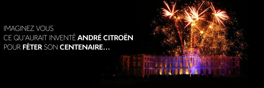 Célébration Centenaire Citroën banner