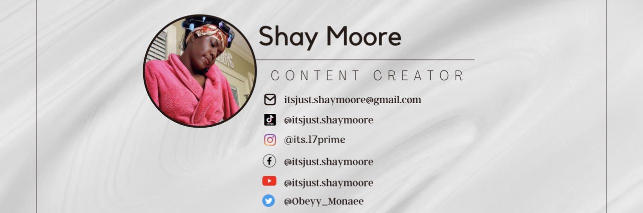 Shay Moore's banner