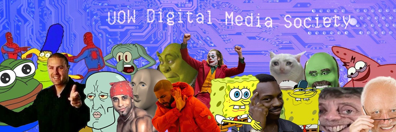 UOW Digital Media Society banner