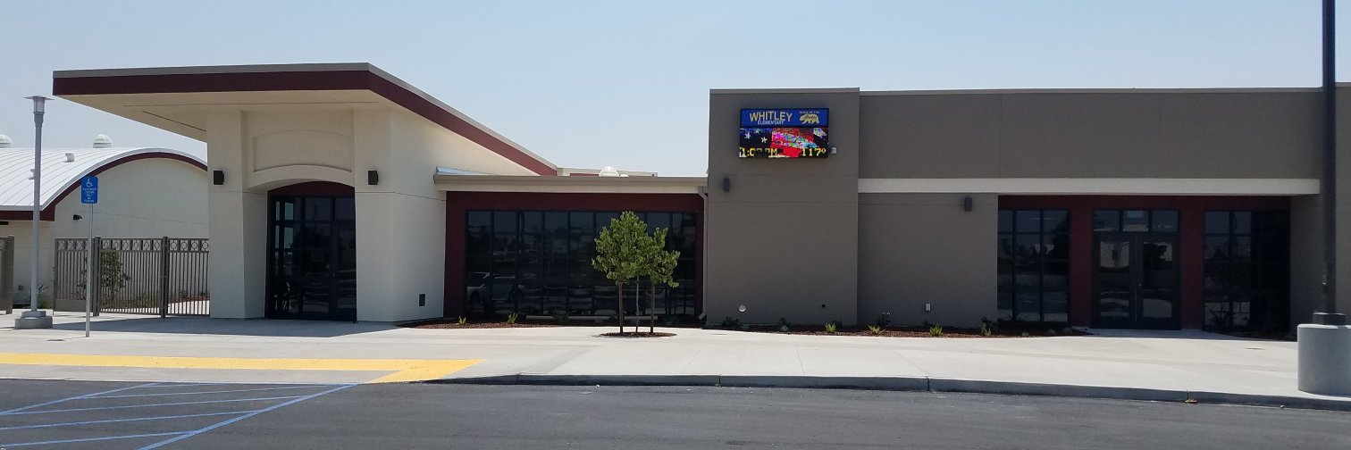 Dolores S. Whitley School banner