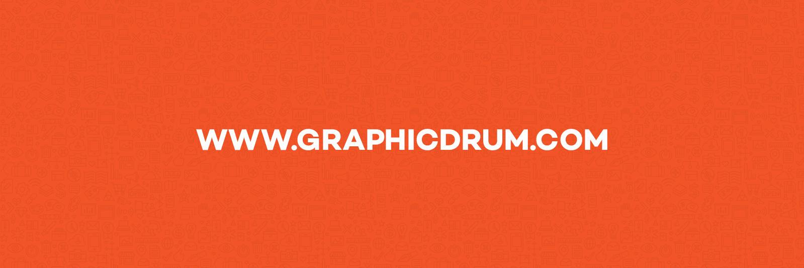Graphic Drum banner