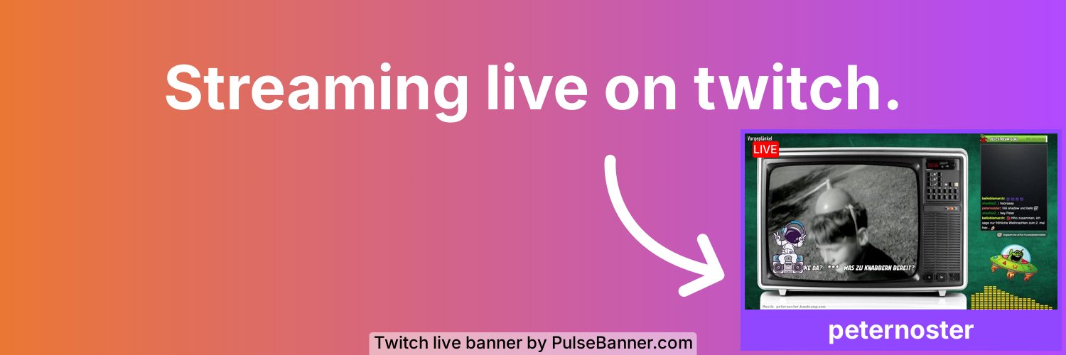 peternoster banner