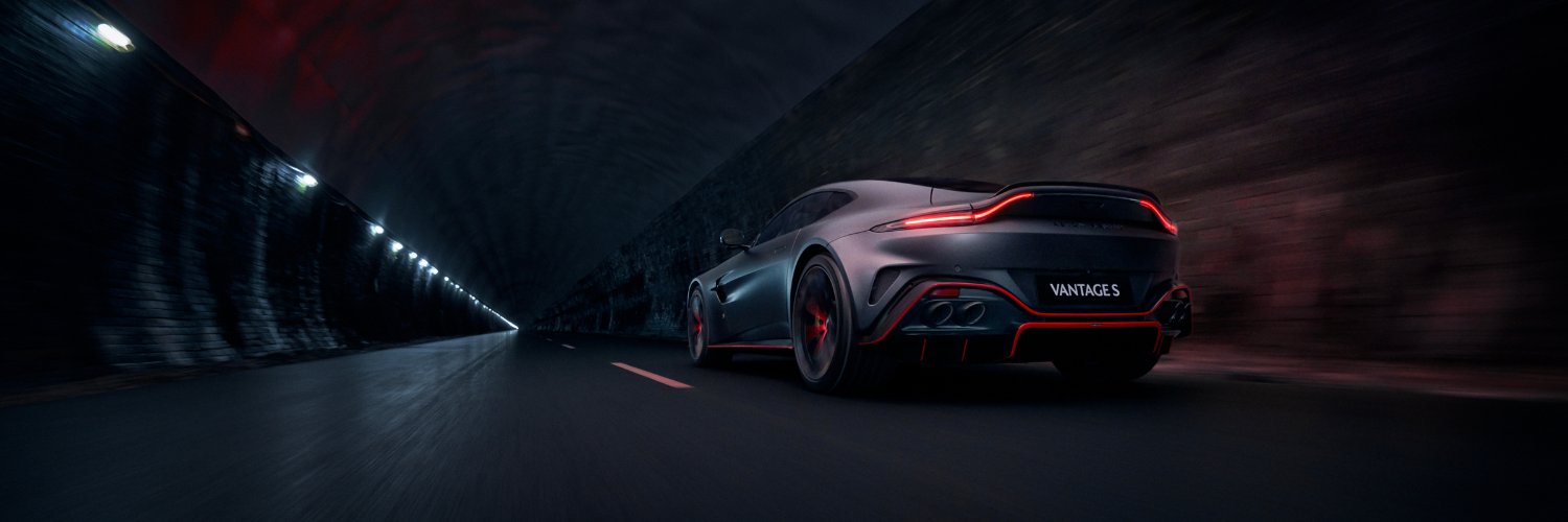 Aston Martin's banner
