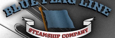 Blue Flag Line/Blue Flag Steamship Company banner