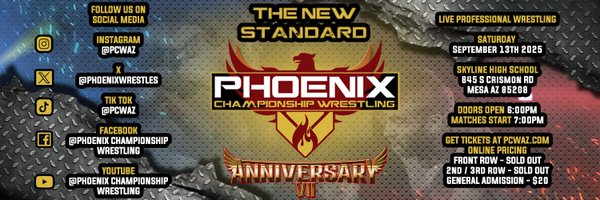 PhoenixWrestles Profile Banner