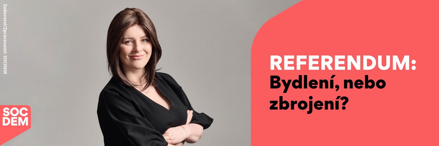 Jana Maláčová - SOCDEM's banner