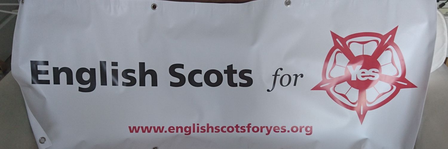 Edinburgh/Lothians English Scots for Yes banner
