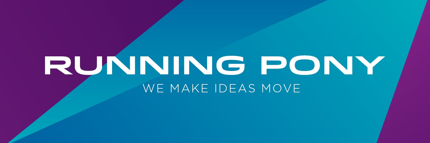 Running Pony banner