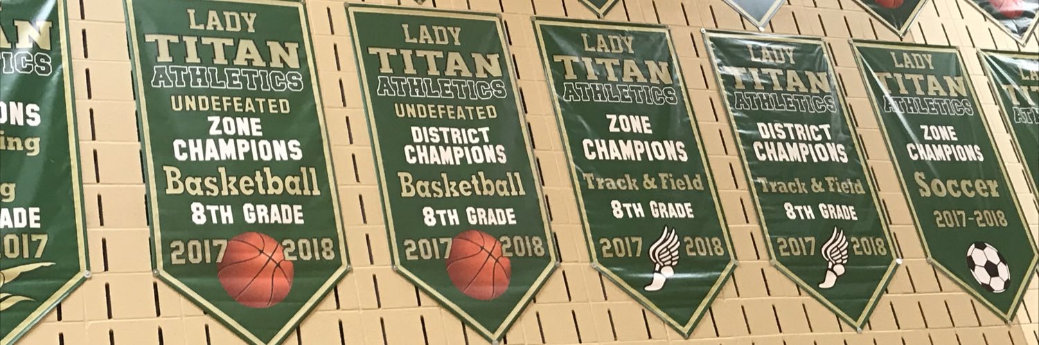 TSMS Lady Titan Athletics banner