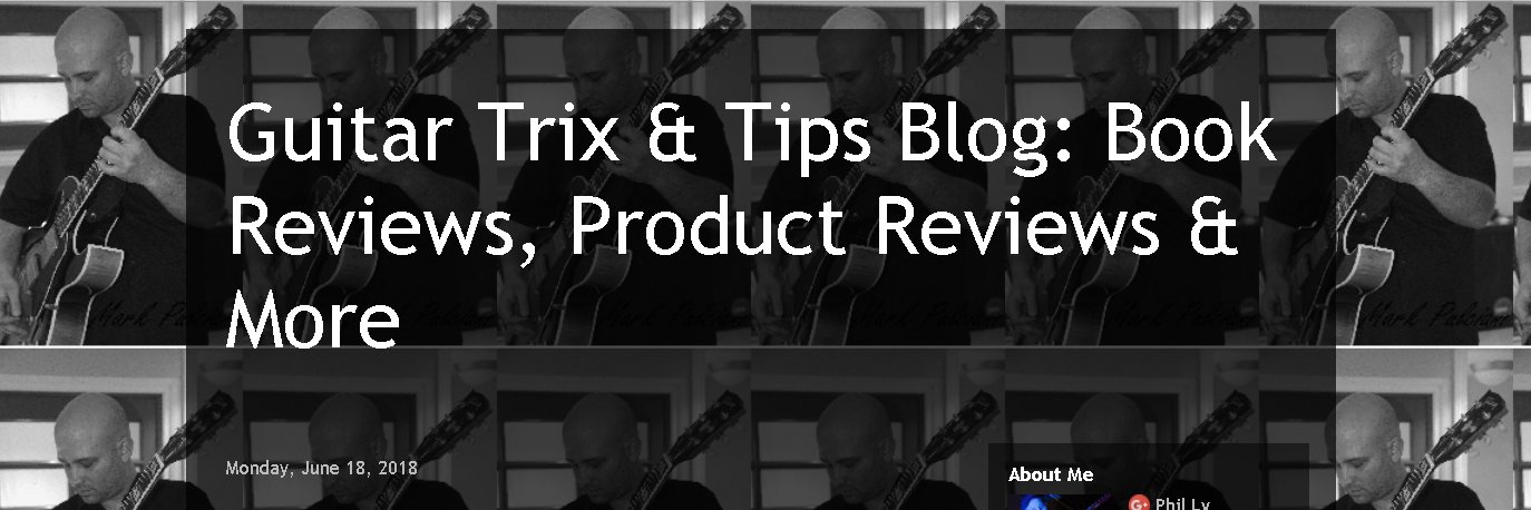 Guitar Trix & Tips Blog: banner