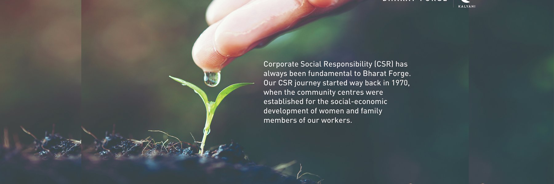 Bharat Forge CSR banner