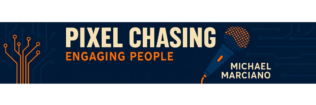 Pixel Chasing 🎙️ + 🧠 banner