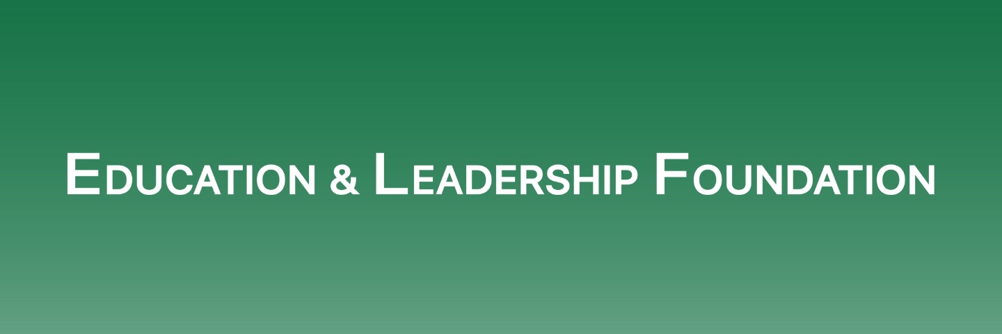 Education and Leadership Foundation banner