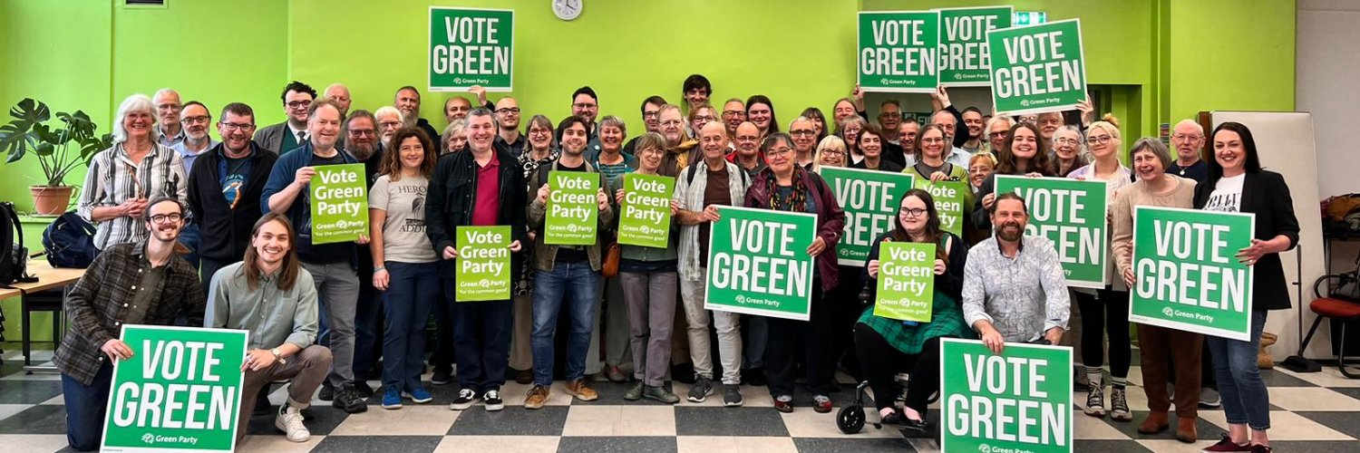 East Midlands Green Party banner