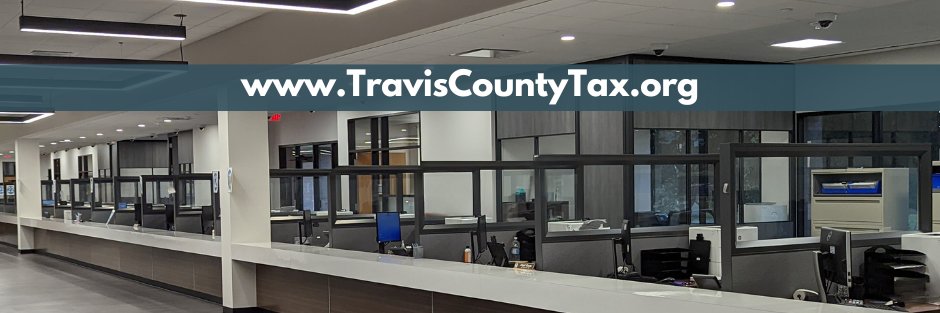 Travis County Tax banner
