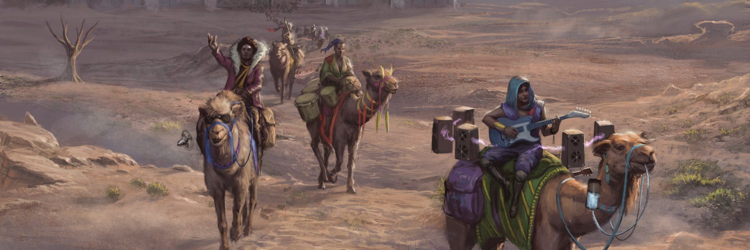 Swordsfall - An Afropunk sci fantasy IP banner