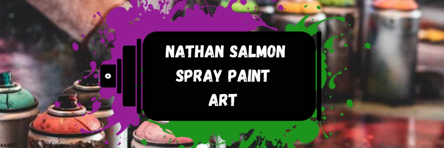 Nathan Salmon- Spray Paint Art banner