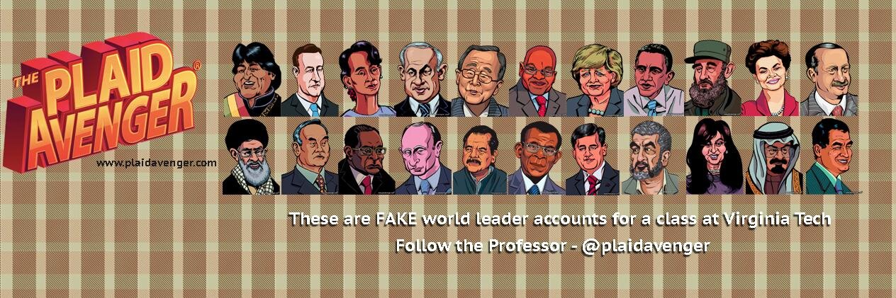 Plaid Vladimir Putin banner