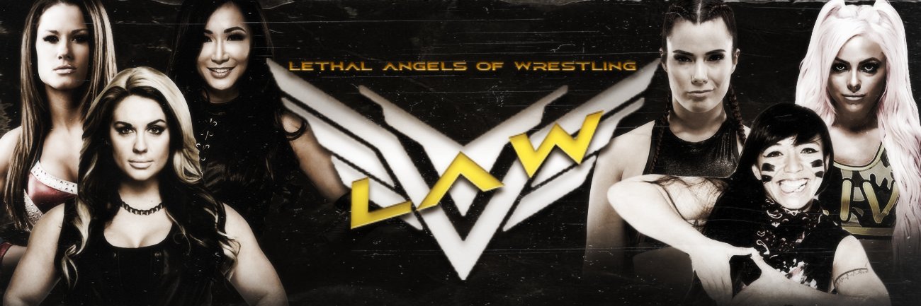 Lethal Angels of Wrestling banner