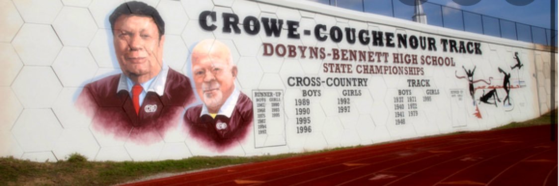 Dobyns-Bennett High School Track and XC banner