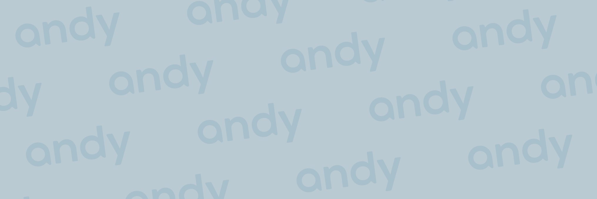 hey andy! banner