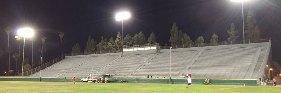 Anaheim Colonists Football Booster Club banner