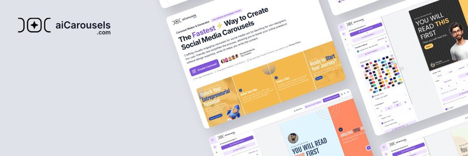 Fernando Pessagno from aiCarousels.com banner