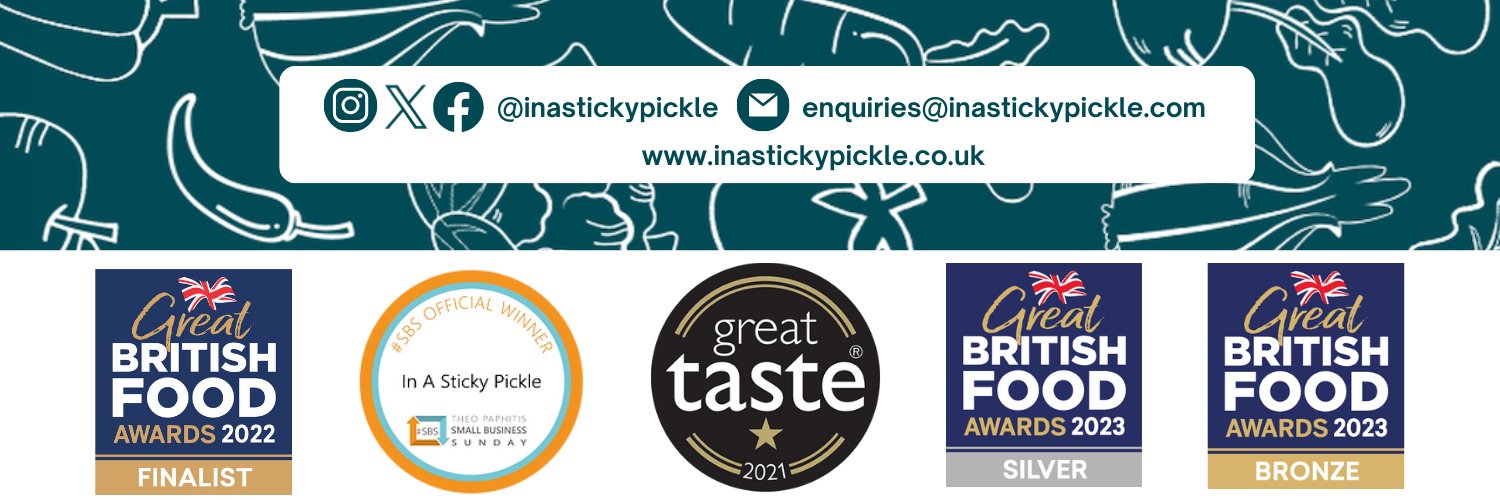 In A Sticky Pickle banner