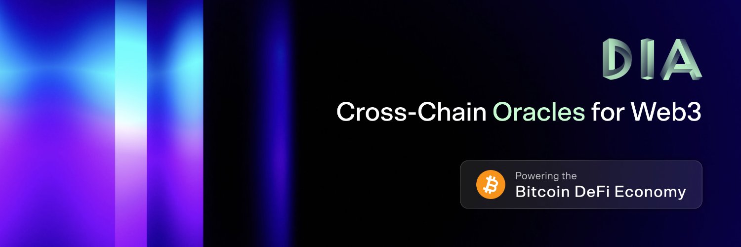 DIA | Cross-Chain Oracles for Web3 Profile Banner