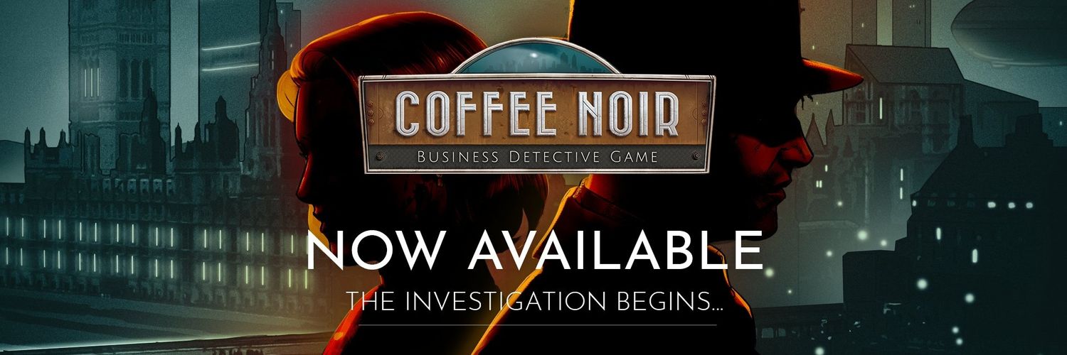 Coffee Noir - Business Detective Game banner
