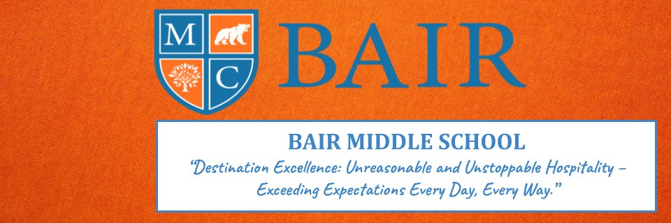 Bair Middle banner