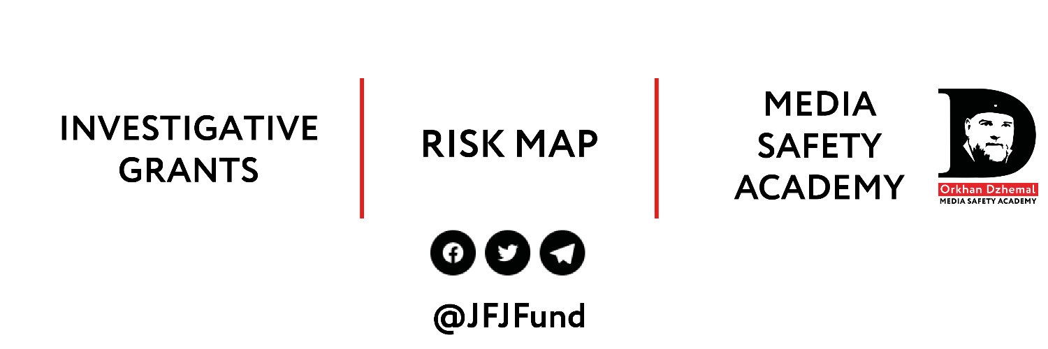 Justice for Journalists Foundation's banner
