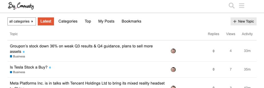 Big.Community banner