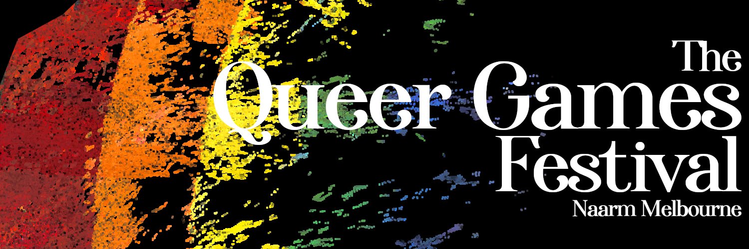 The Queer Games Festival - Naarm Melbourne banner