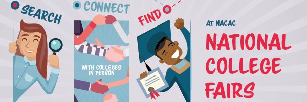 NACAC College Fairs's banner