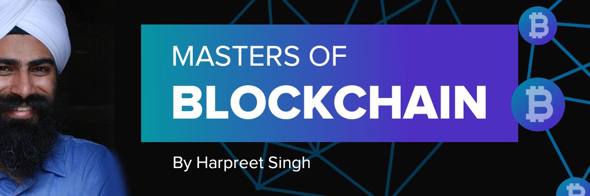 Masters of Blockchain Podcast banner