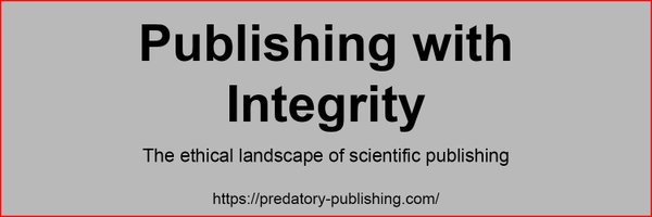 Publishing with Integrity Profile Banner