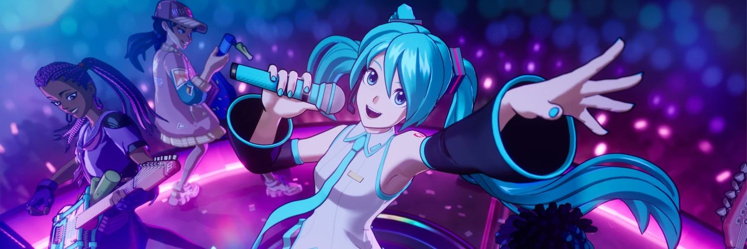 Miku Fortnite's banner