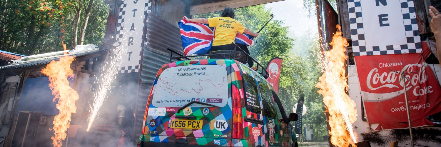 Mongol Rally banner