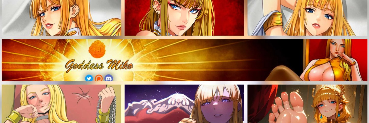 Goddess Miko / Femdom creator banner