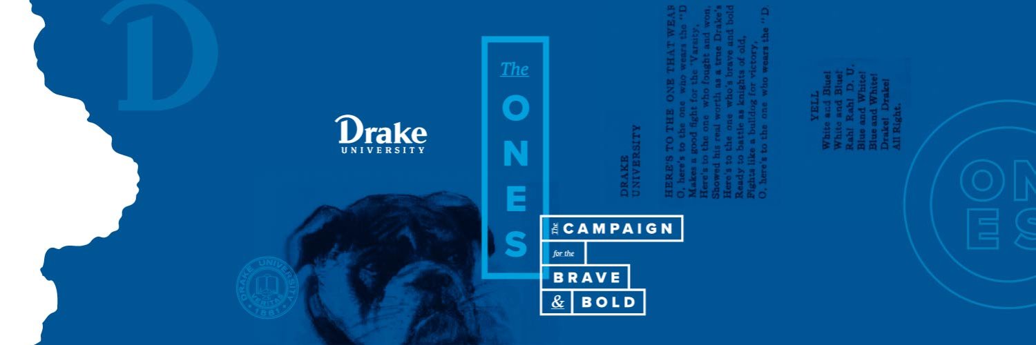 Drake University's banner