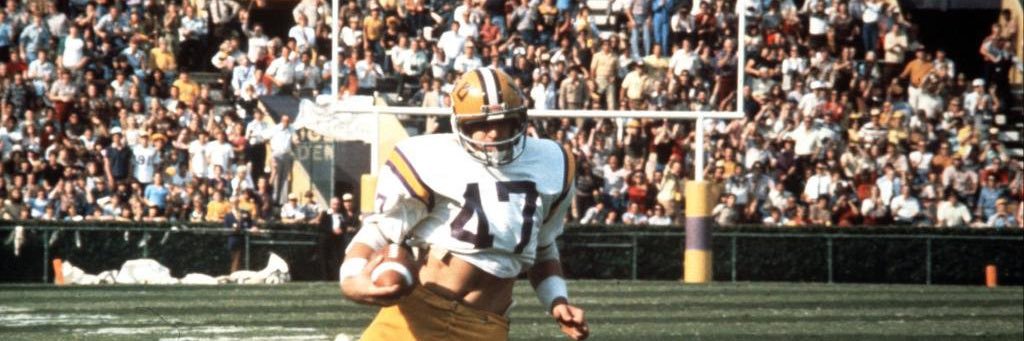Vintage LSU Football's banner