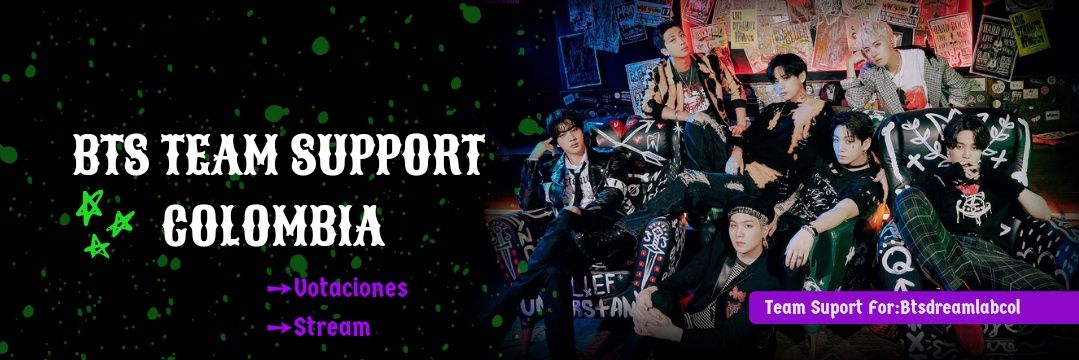BTS TEAM SUPPORT COLOMBIA 🇨🇴 banner