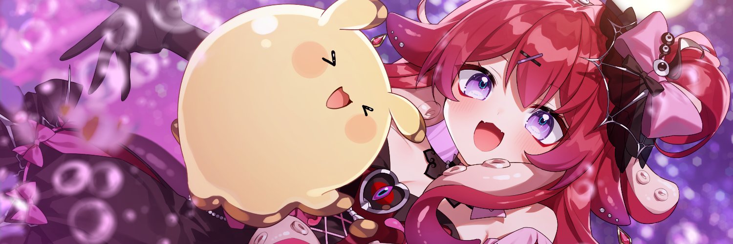 Berry 🍮🐙 Vtuber banner