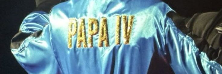 Cardi/papa emeritus IV/Boxer Event banner