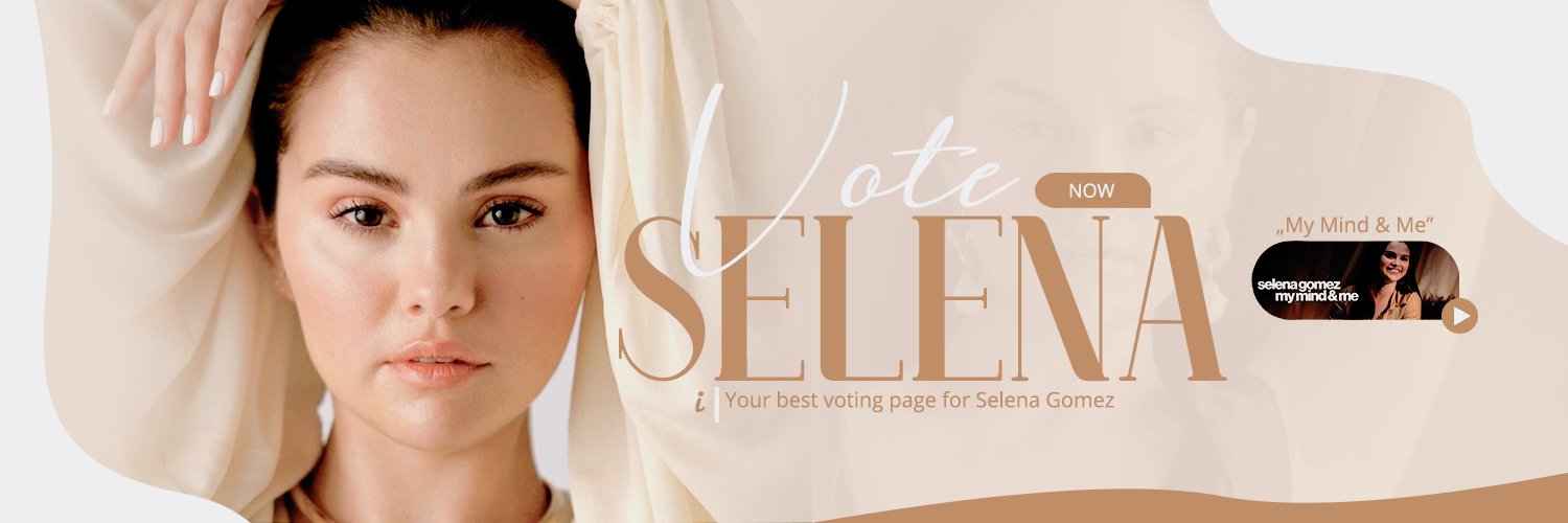 Vote Selena Now banner