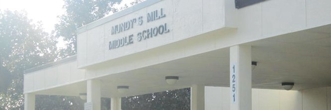 Mundy's Mill Middle banner
