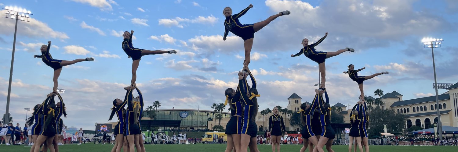 Live Oak High Cheer banner