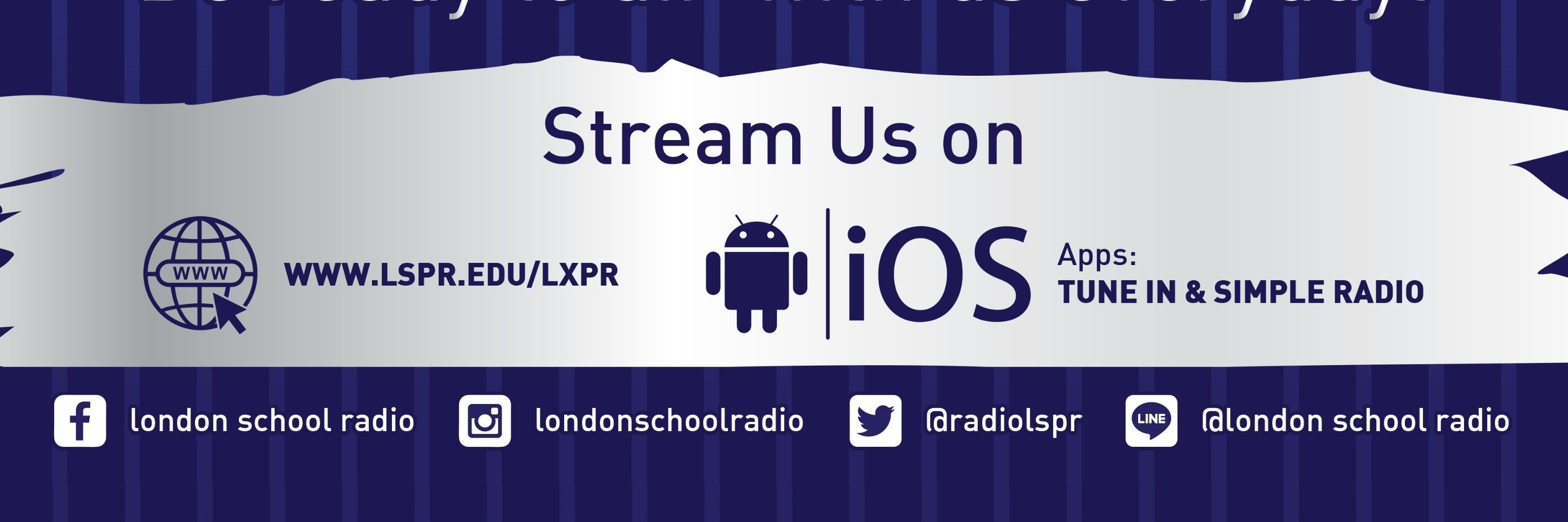 London School Radio banner